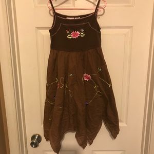 Blueberries brand 6X embroidered girls dress